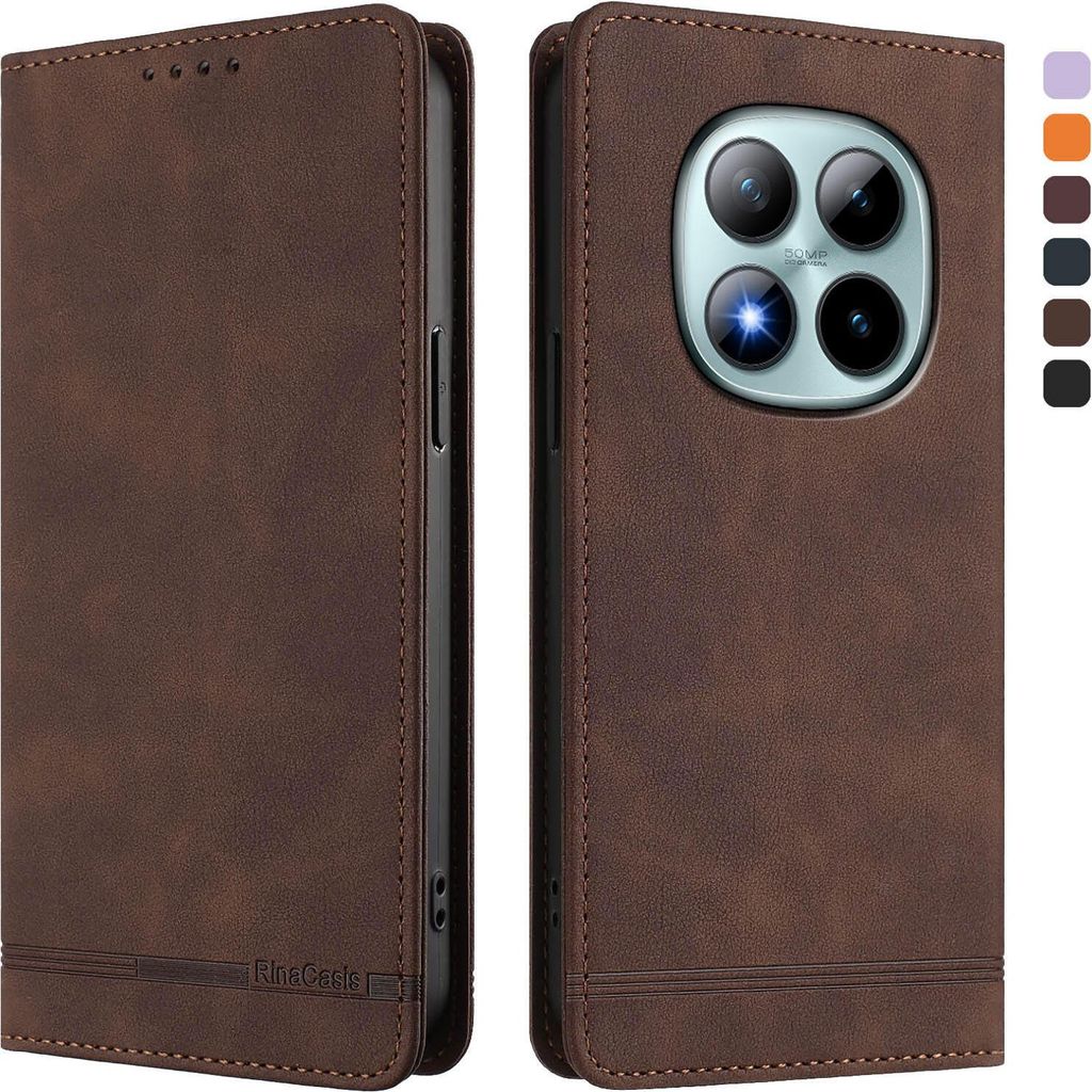 Hülle für Xiaomi Redmi Note 15 Pro+, Retro Kunstleder Produktbild 