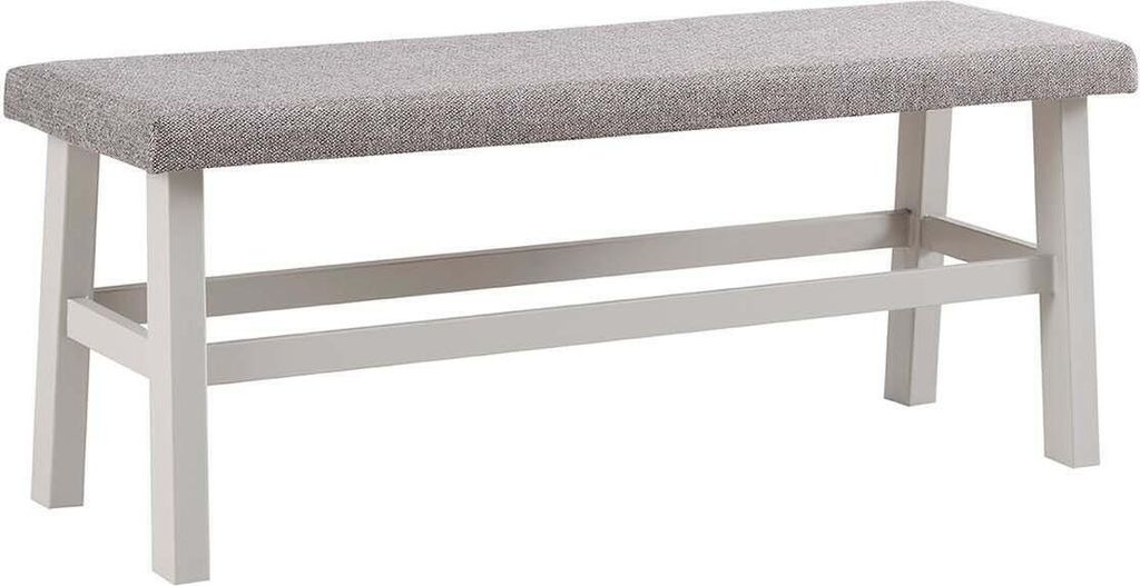 Hocker Bank Sitz Sitzbank Fußhocker Sitzhocker Esszimmer Grau Holz JVmoebel