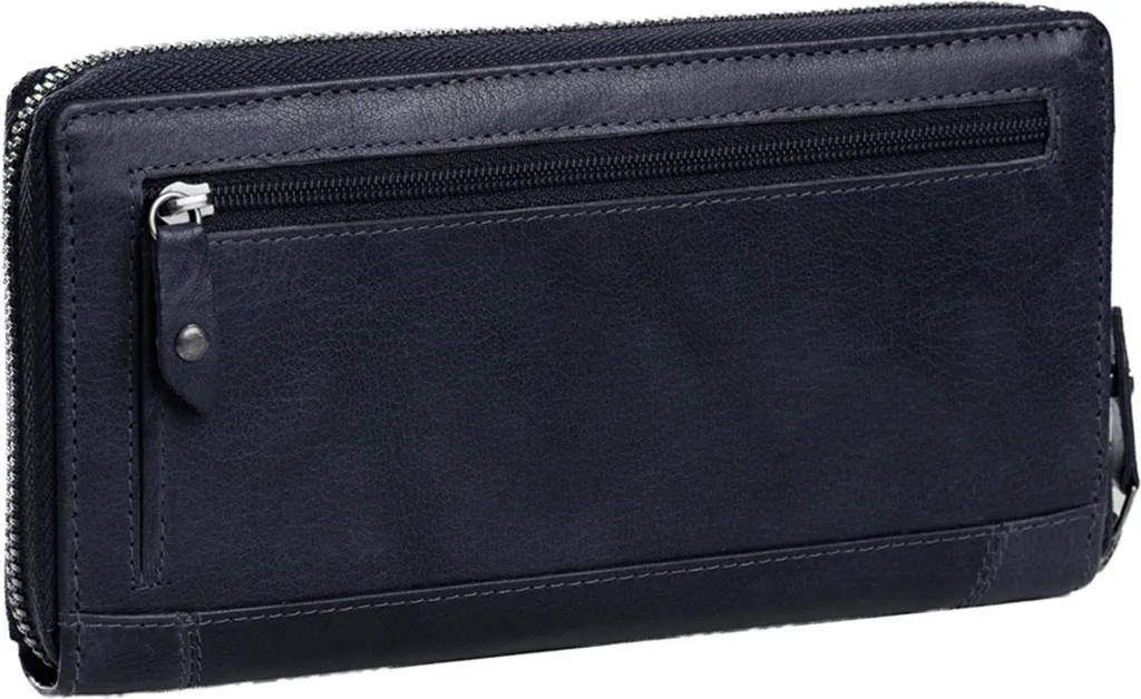 Idea Regalo: Portafoglio Chesterfield Havana Navy in Pelle Vintage - 3