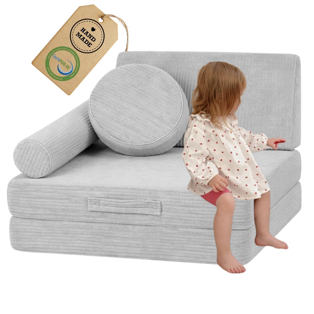 Flumi Kindersessel faltbar – Spielsofa für Kinder ab 1 Jahr, weich & waschbar