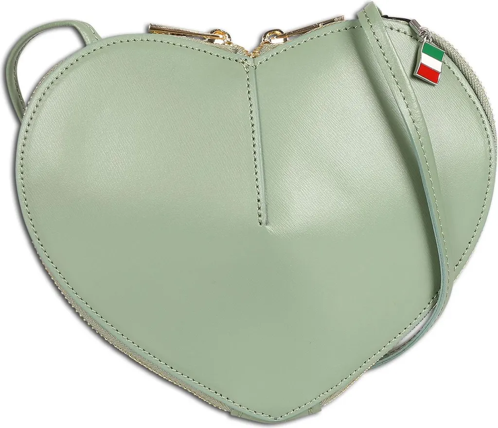 Petit sac à main bandoulière cuir vert lime pour femme - Florence Sac