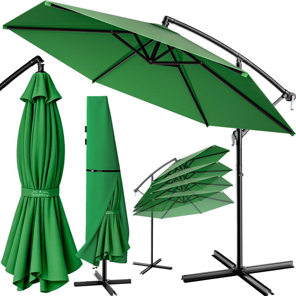 KINGSLEEVE® Parasol de jardin extérieur en alu Parasol Image du produit 