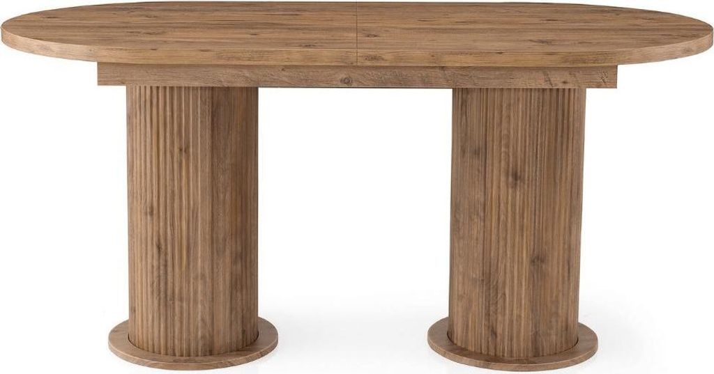 CALICOSY - Esstisch ausziehbar von 180 bis 216 cm in Nussbaum-Nachbildung - GUSTO