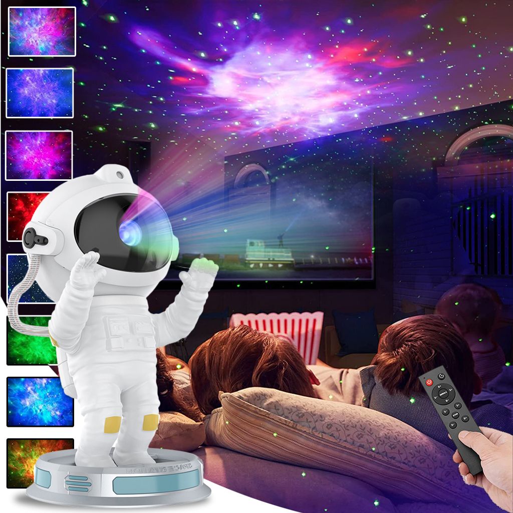 Astronauta lampka nocna LED gwieździste niebo lampka Zdjęcie produktu 