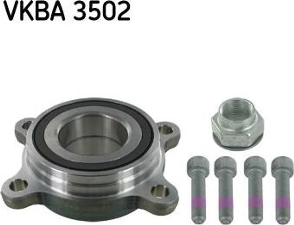 Kit roulement de roue SKF VKBA 3502 pour réparer Alfa 156 et 147