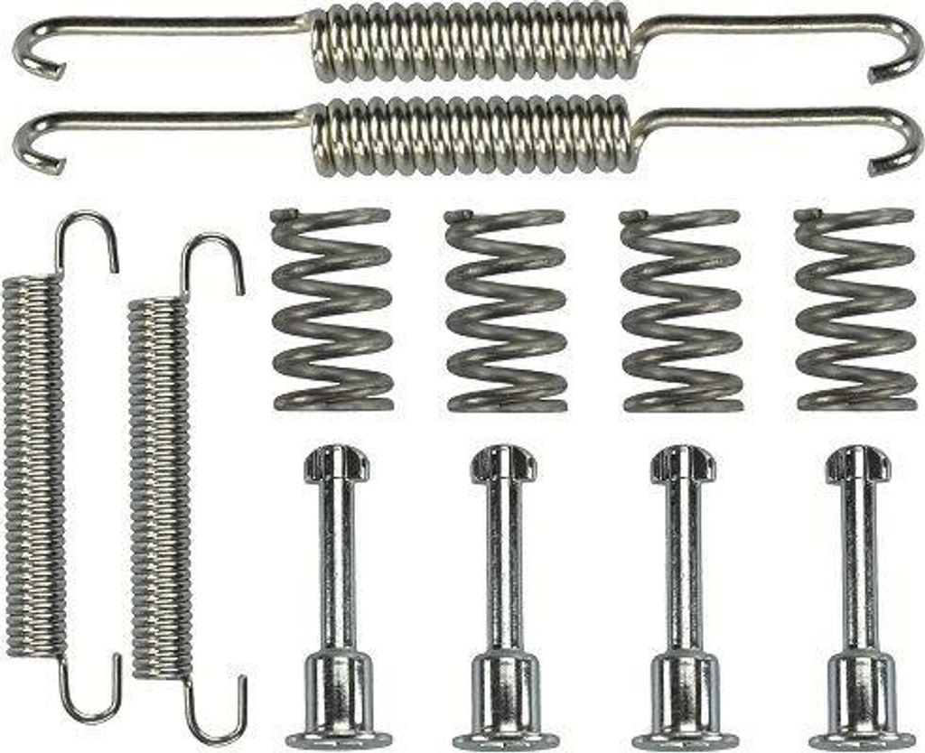 Zubehörsatz Feststellbremsbacken TRW hinten 185 mm passend für PEUGEOT 605 (6B)