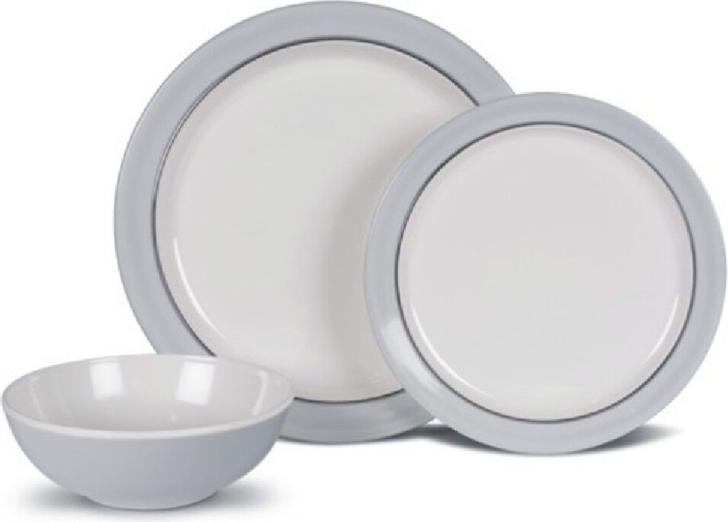 Geschirr Set 12teilig Melamin Camping Picknick Geschirr Produktbild 