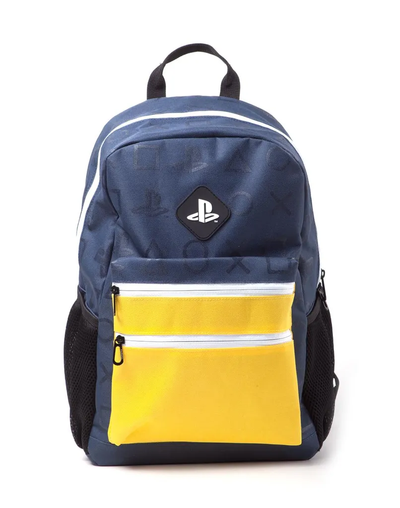 PlayStation Sac à Dos à Blocs de Couleur avec Bretelles Rembourrées