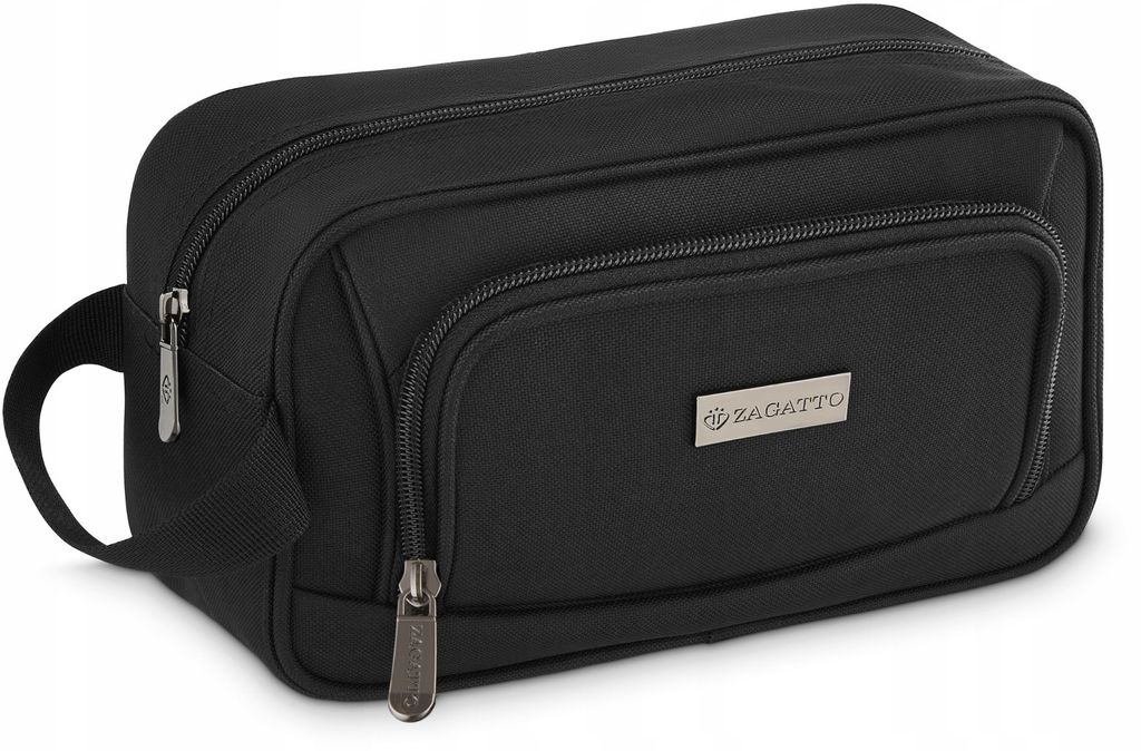 Zagatto Schwarze Kosmetiktasche mit Reißverschluss ZG730 Produktbild 