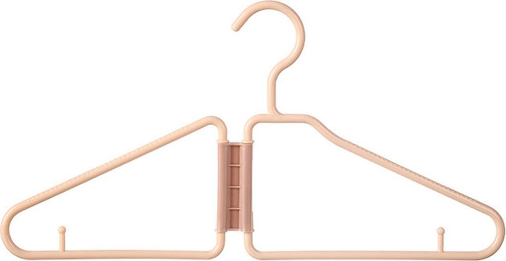 Zusammenklappbarer Kleiderbügel, Wäscheständer, stark belastbar, verformt sich nicht leicht, faltbares Design, Reise-Kleiderbügel