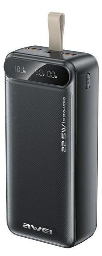 Awei Powerbank 30000mAh 22,5W PA-12 black Zdjęcie produktu 