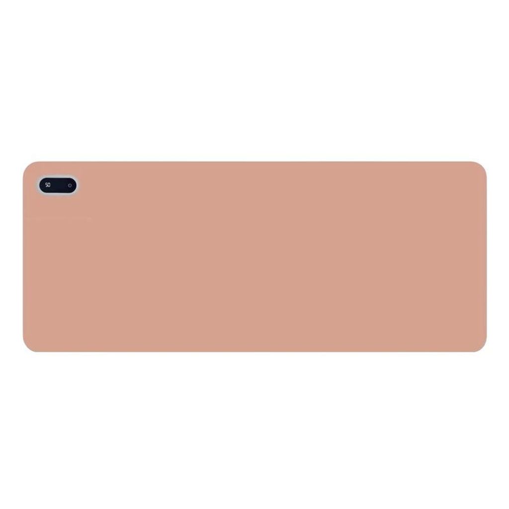 ZELURXX Digitale beheizte Mauspad, Schreibtisch-Heizmatte, Intelligente Temperaturregelung, 5 Stufen, wasserdicht, 80x33cm, Rosa