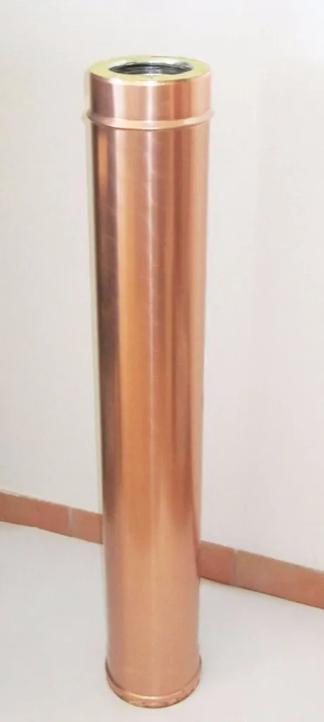 Modulo Canna Fumaria Rame 250-300mm Coibentato L 25cm | Alta Efficienza