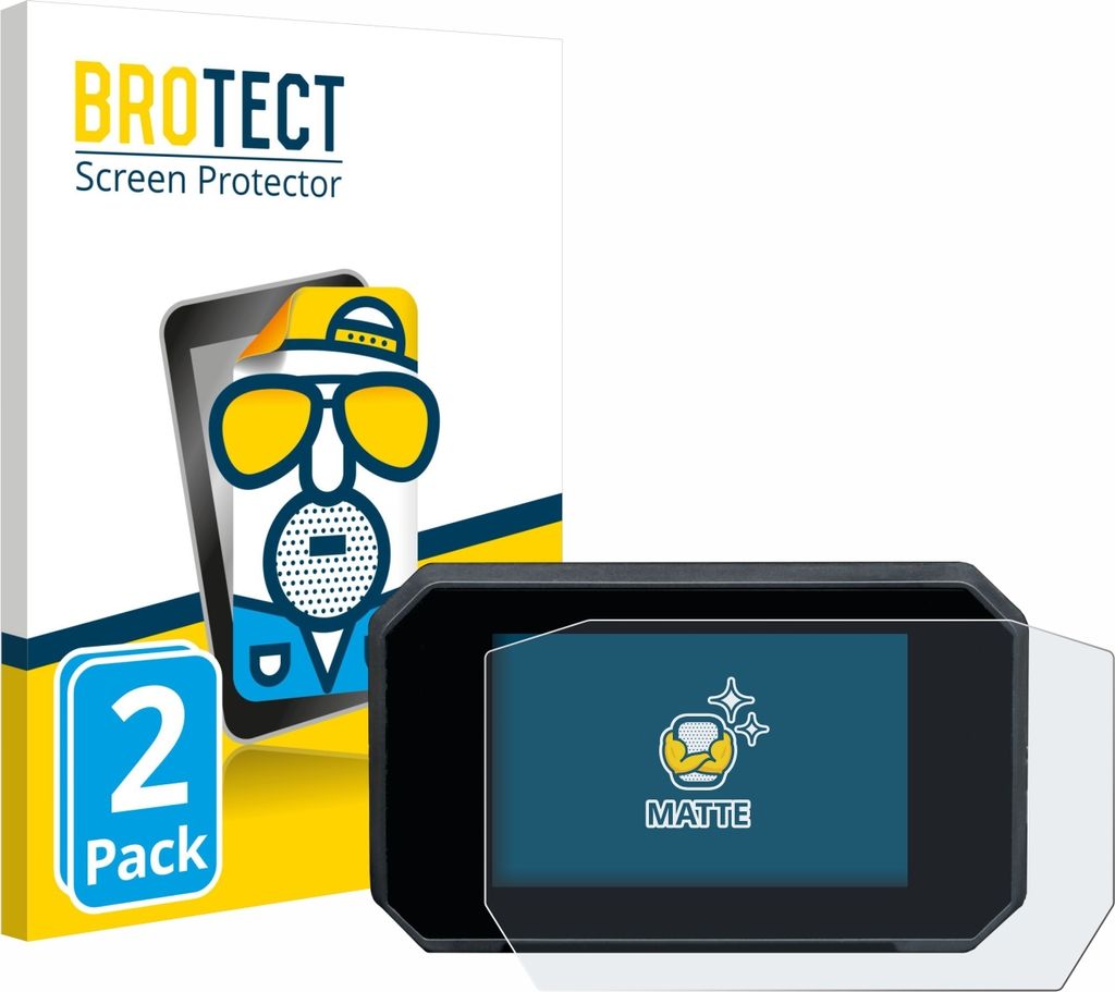 2x BROTECT Schutzfolie für Suzuki GSX-S1000GT Displayschutz Displayschutzfolie Folie Matt Entspiegelungsfolie
