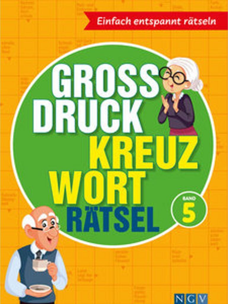 Großdruck Kreuzworträtsel Band 5 -  Rätselbuch für Senioren Image du produit 