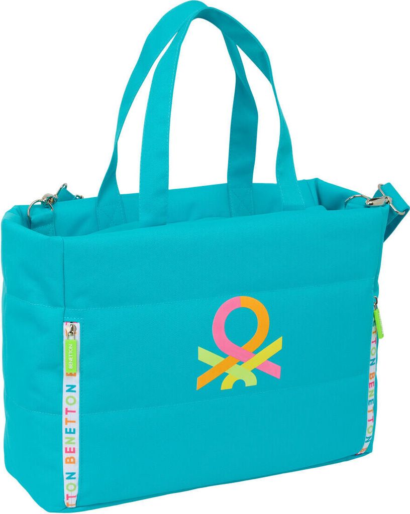 Laptoptasche Benetton Summer Blau 40 x 31 x 17 cm