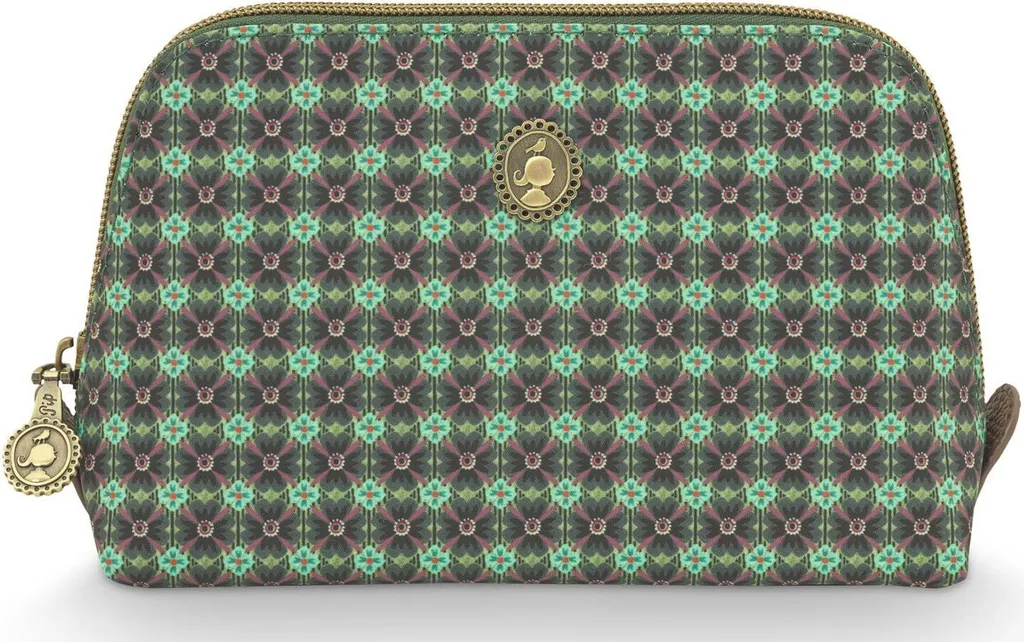 Coby Cosmetic Bag Pip Studio - Pochette Trucco Triangolare Clover Green