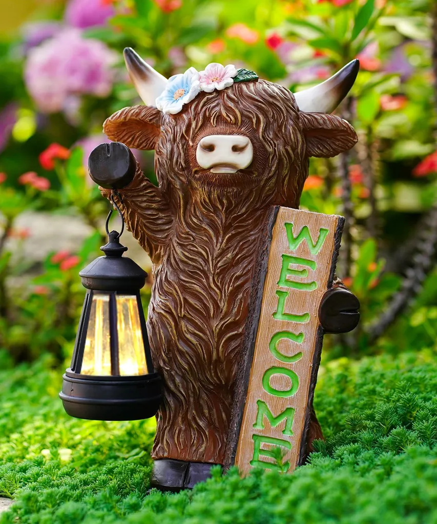 Illuminez votre Entrée sans Branchement avec cette Vache Solaire LED