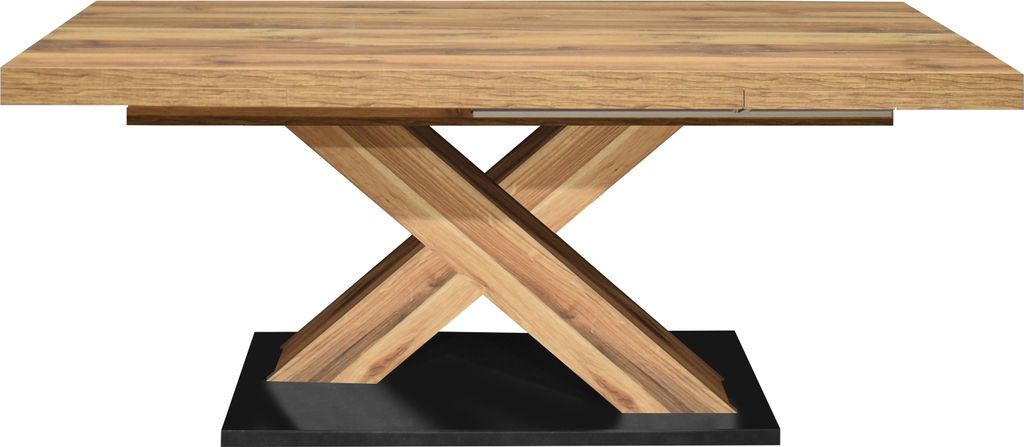 Kulissentisch >Komfort 2< in plankeneiche - 160x76x90cm (BxHxT)