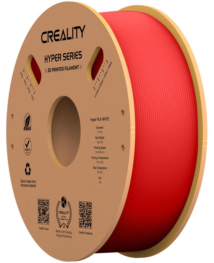 Creality Pla-Filament Hyper Speed Rot 1,75 Mm 1 Kg Produktbild 