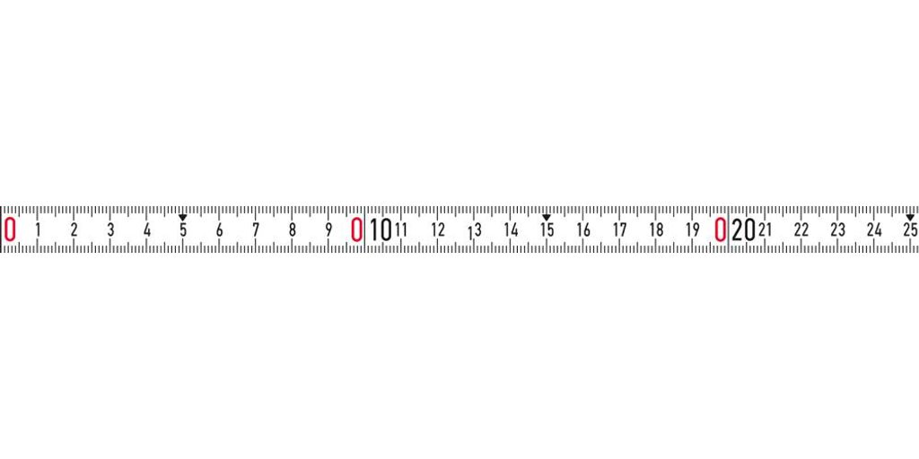 BMI 357004002LNR-SK Tape measure 2 m Steel