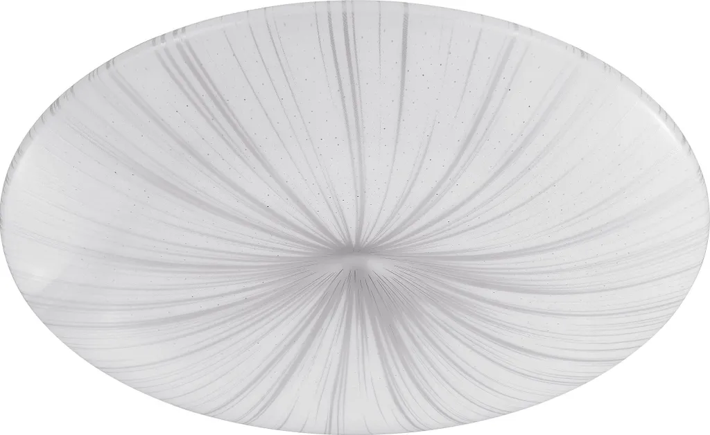 EGLO Nieves Plafonnier LED Ø 31 cm Effet Cristal Blanc Chaud Luminaire
