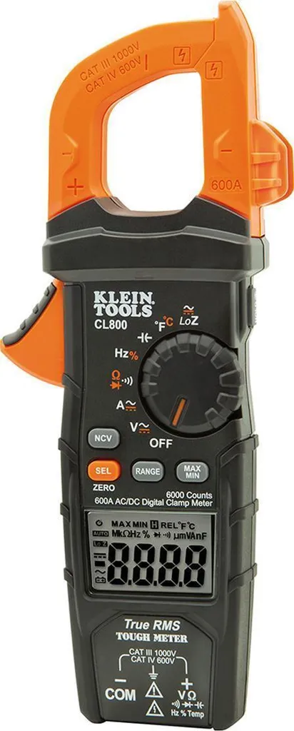 Pince ampèremétrique Klein Tools CL800 TRMS AC/DC automatique