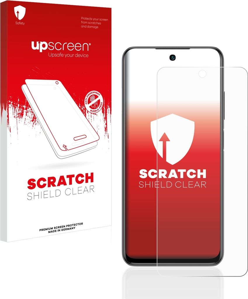 upscreen Schutzfolie für Xiaomi Redmi Note 10 5G Displayschutz Displayschutzfolie Folie Klar Transparent