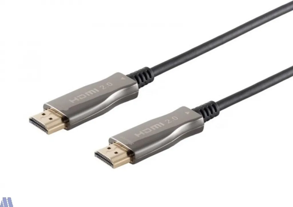 Cavo HDMI Fibra Ottica 20m Brackton: Sottile, Nero, Potente 4K 60Hz