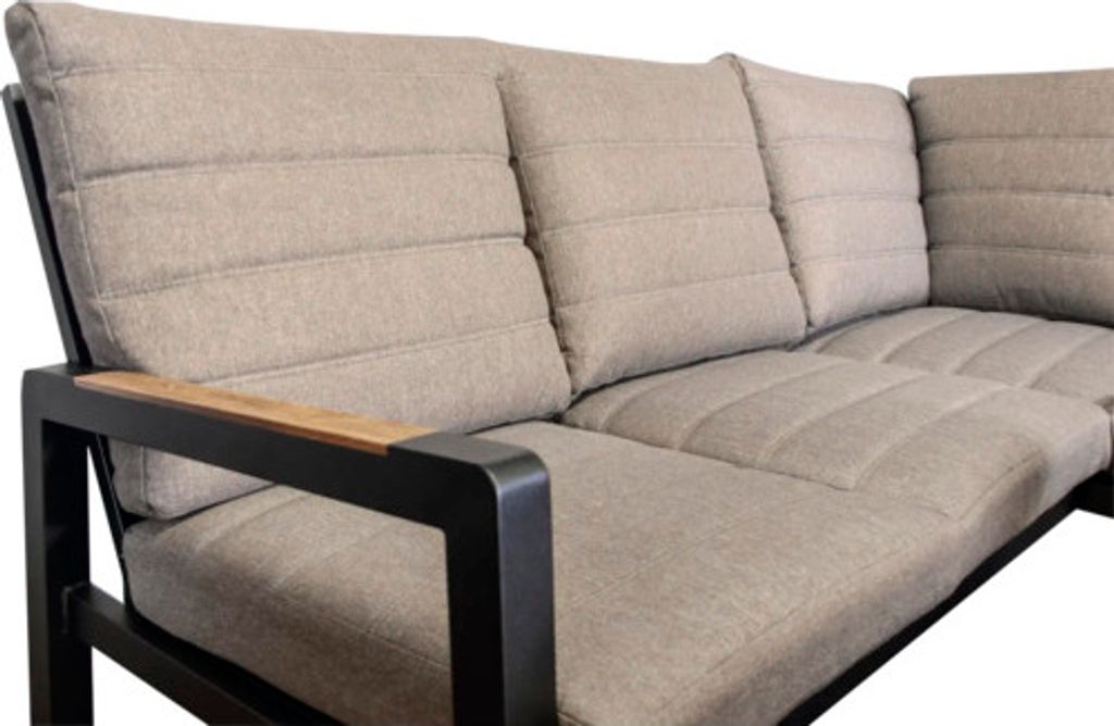 Loungeset SenS-Line garden furniture 5 -Sitzer bestehend aus: Eckmodul,Tisch Aluminium Kunststoff Glas Keramik anthrazit