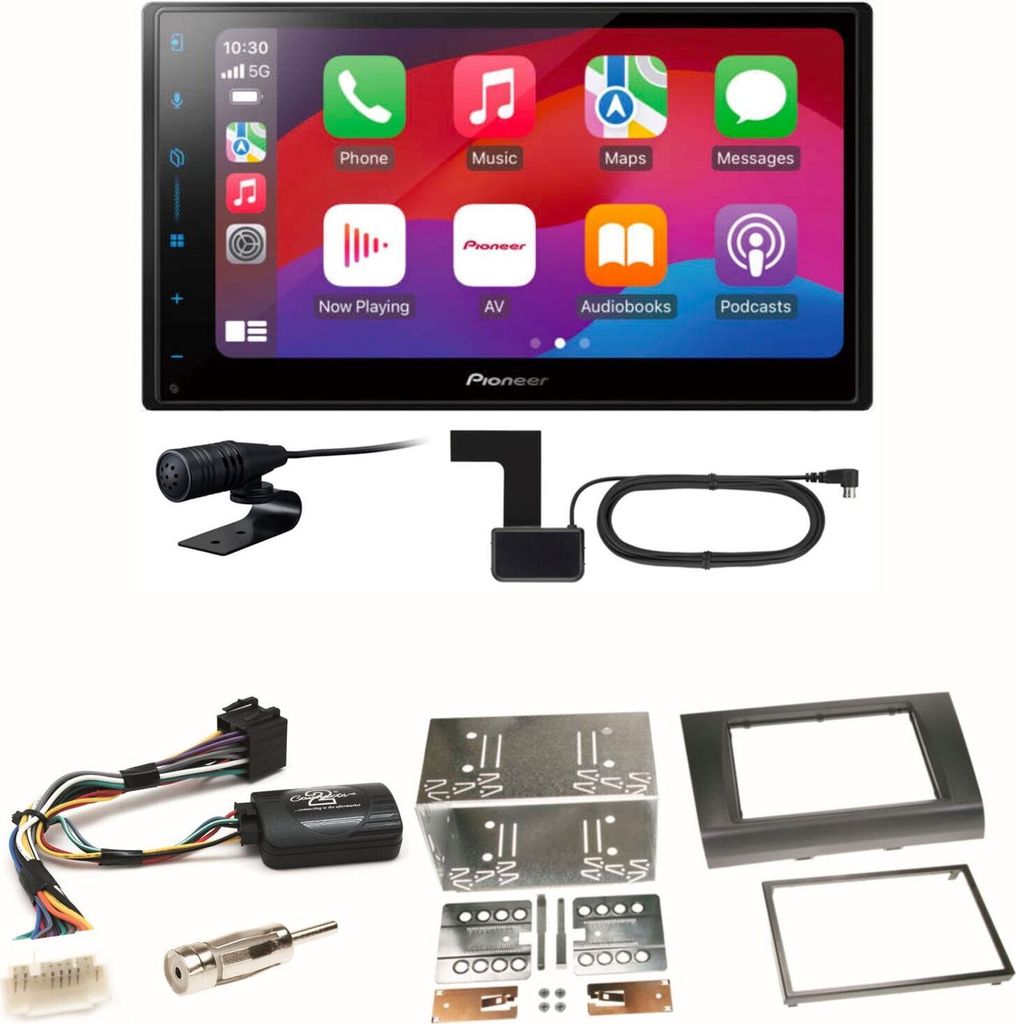 Pioneer SPH-DA77DAB CarPlay Android Auto Einbauset für Suzuki Swift Sport EZ MZ