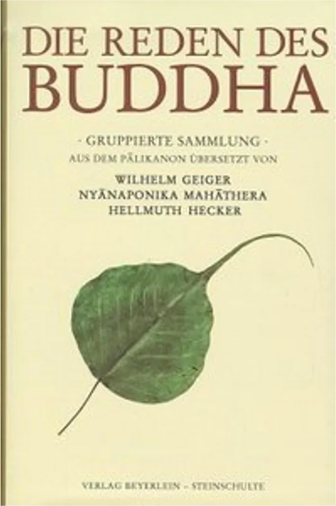 Livre de spiritualité Die Reden des Buddha pour étude et méditation