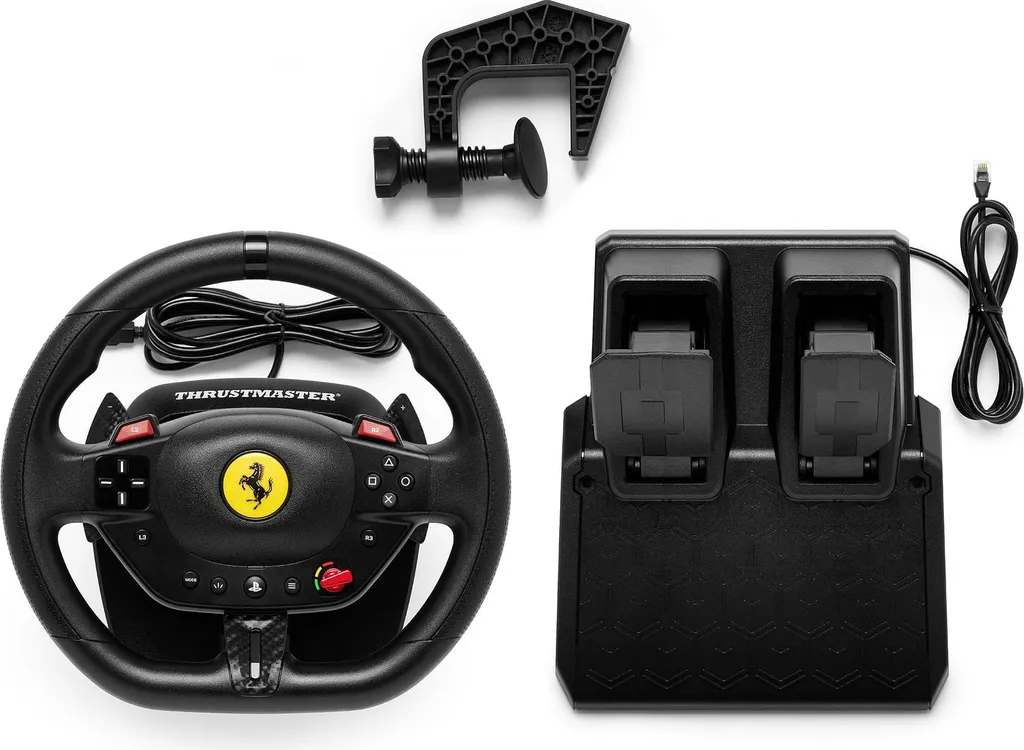 Thrustmaster T98 Ferrari 296 GTB: Volante Gaming PS5 e PC Ufficiale
