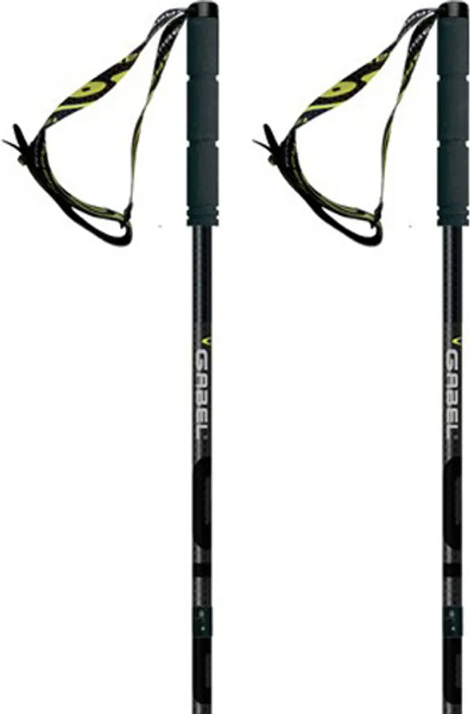 Bâtons de trail Viper 3s-r carbone transparents 120 cm légers