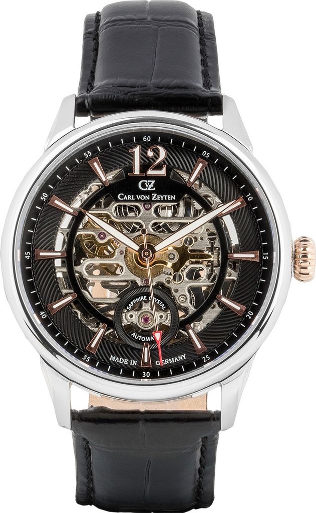 Carl von Zeyten CVZ0080BKRS Herrenuhr Schramberg Automatik Limited Edition 43mm 5ATM