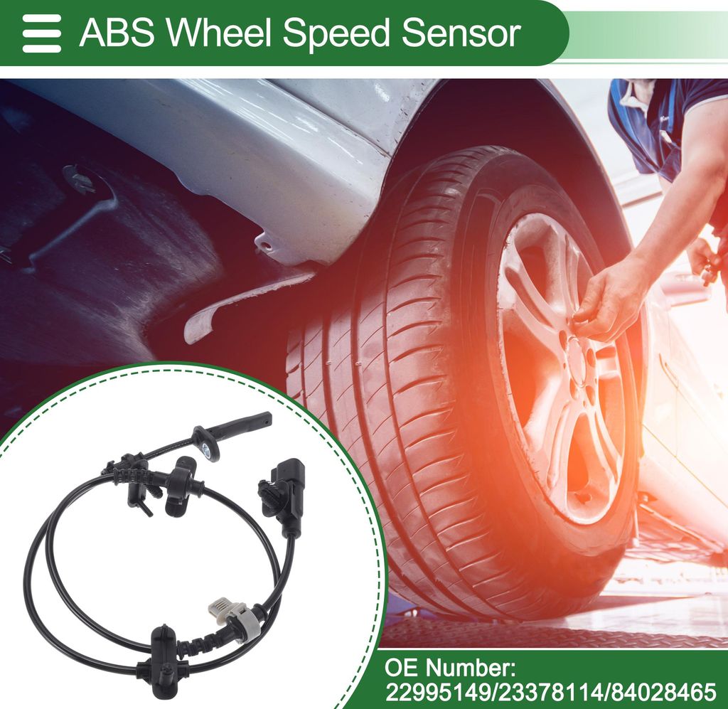 ABS Radgeschwindigkeitssensor ABS Sensor Antiblockiersystem Sensor Nr.22995149/23378114/84028465 für Cadillac CT6 2016-2020 1 Stück Links Hinten