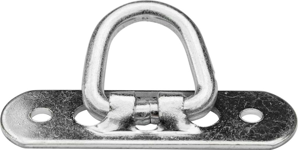 Bozamet Bügelkrampe 25 mm verzinkt für Anhängerplane, Lochabstand 51 mm
