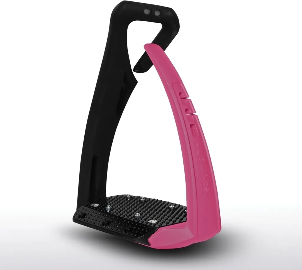 Étriers Antidérapants Freejump Soft'Up Pro Plus avec Large Plancher Rose