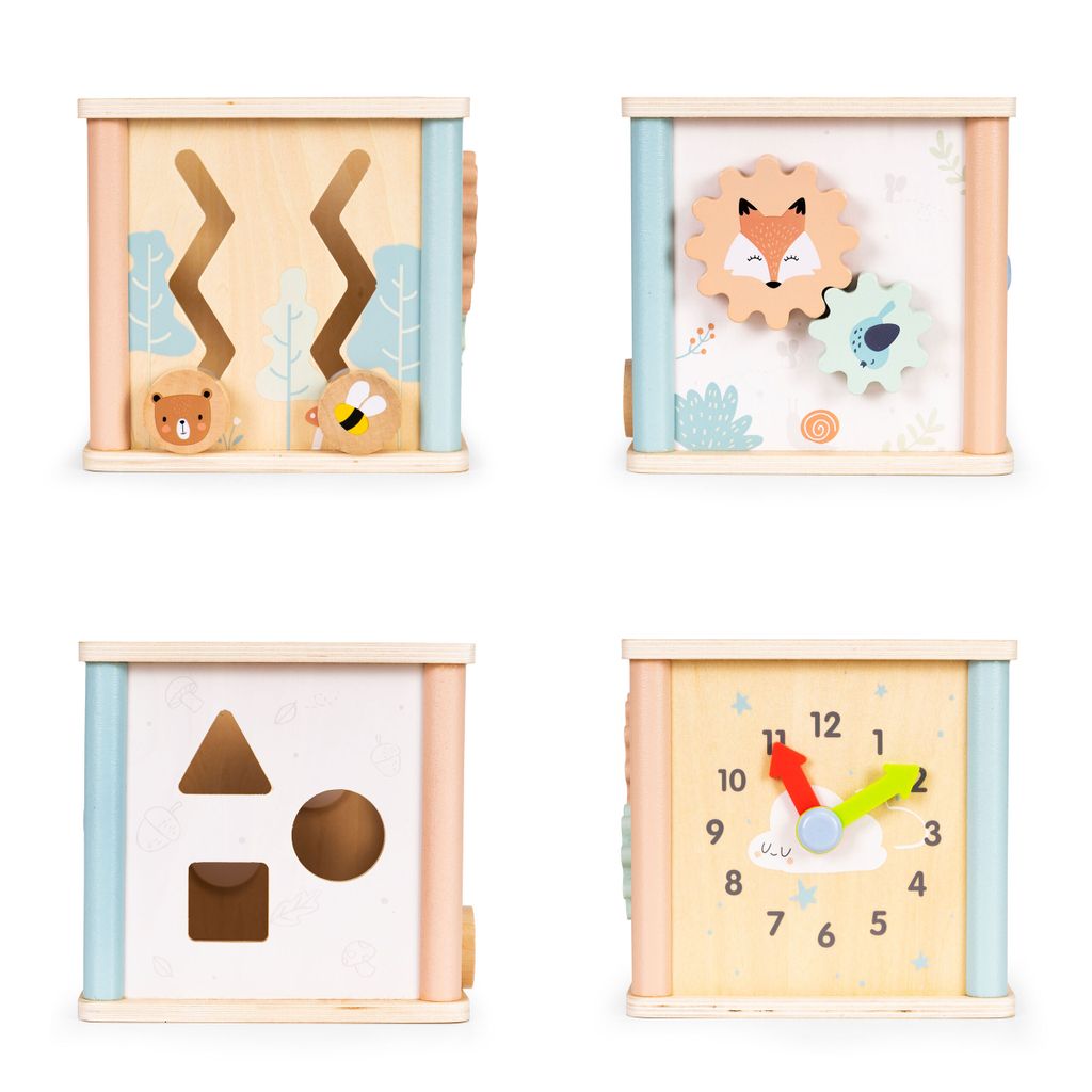 Dřevěné vzdělávací kostky Ecotoys Obrázek produktu 8