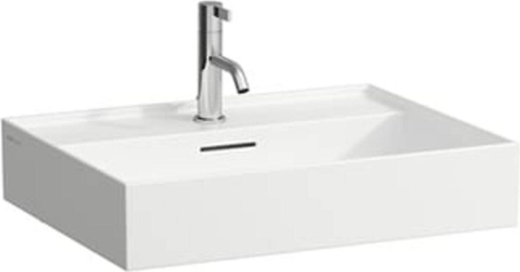 LAUFEN Laufen Waschtisch KARTELL 600x460mm unterbauf m ÜL o HL schwarz