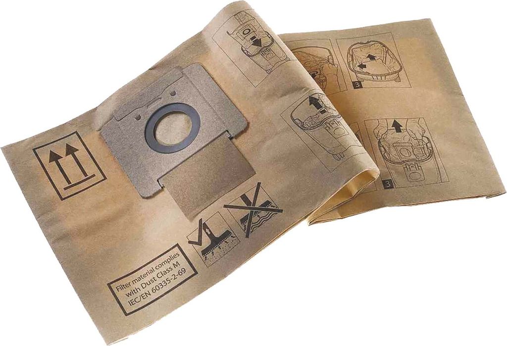 Makita Filtersack L, 5 Stk., 446L