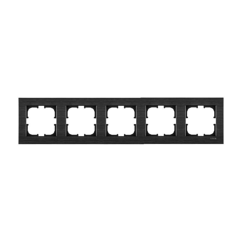 5fach Rahmen Cosmic Schwarz C105/09E EXEN (Komfort)