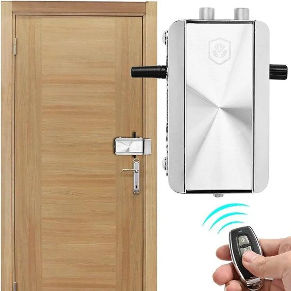 Serrure électrique intelligente Home Remote Control avec 4 télécommandes