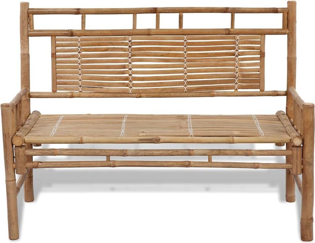 vidaXL Gartenbank 120 cm Bambus