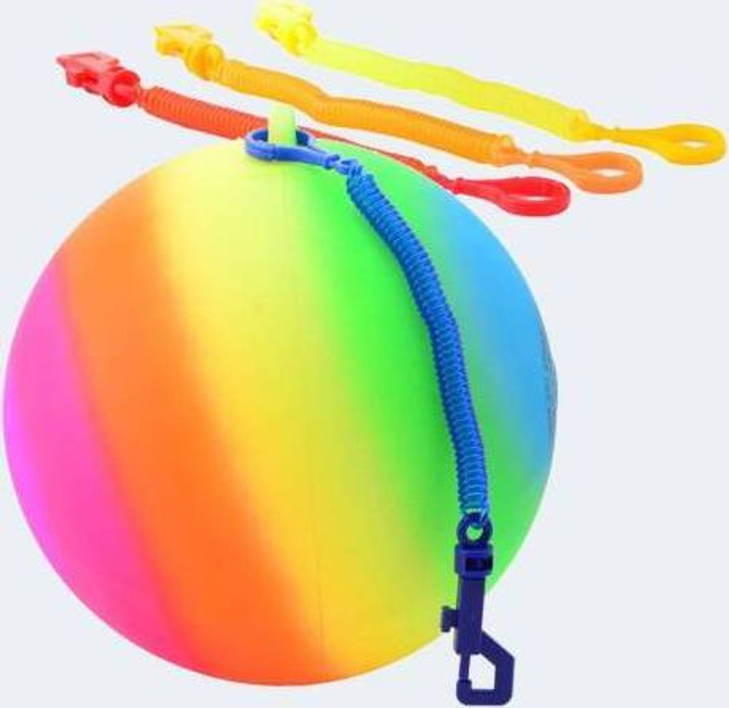 Spiralball Regenbogen aufblasbar Gr.5 23cm