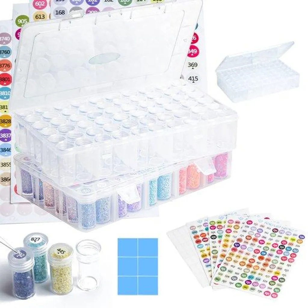 Mallette de Peinture Artistique Complète avec 120 Pots et Accessoires