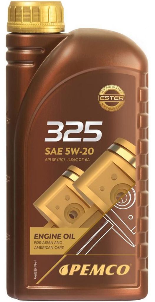 PEMCO iDRIVE 300 iDRIVE 325 für 5W-20 1 Liter Motoröl Motorenöl Synthetisch DEXOS 1 WSS-M2C945-A WSS-M2C945-B WSS-M2C930-A WSS-M2C925-A Öl