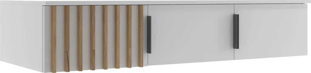 ORYNA extension dressing 150 cm Blanc - Garde-robe additionnelle solide