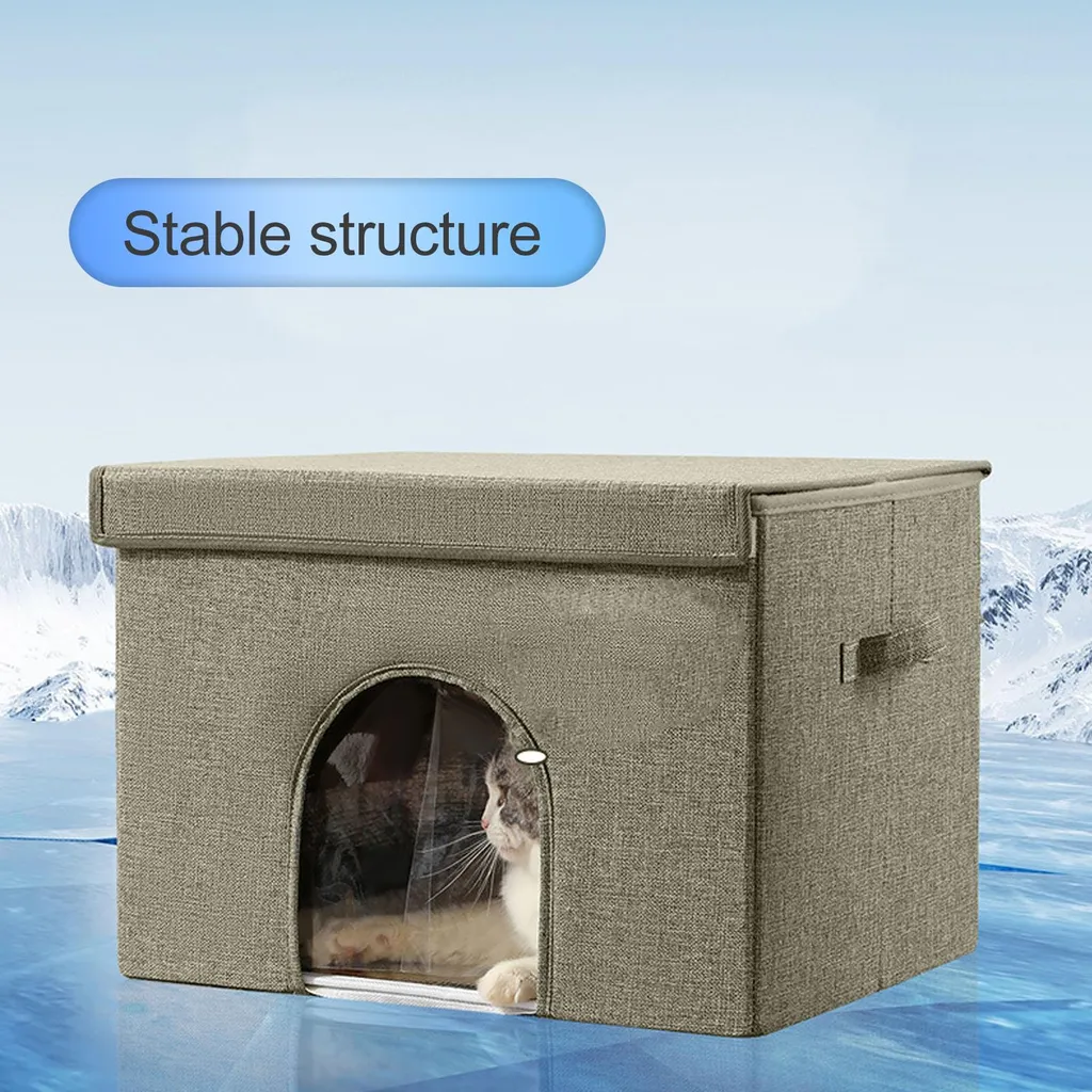 Maison réfrigérée portable pour chats, solution idéale canicule et été