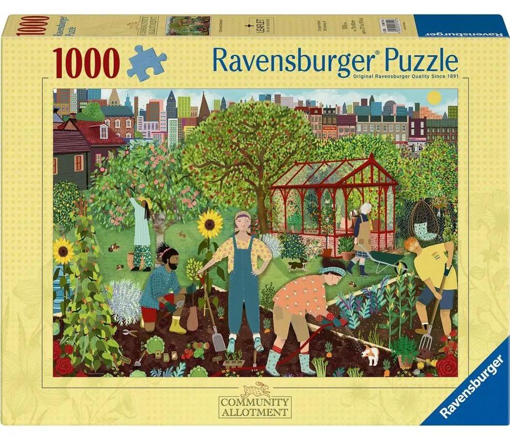 Puzzle Ravensburger « The Allotment » - 1000 pièces. Image du produit 